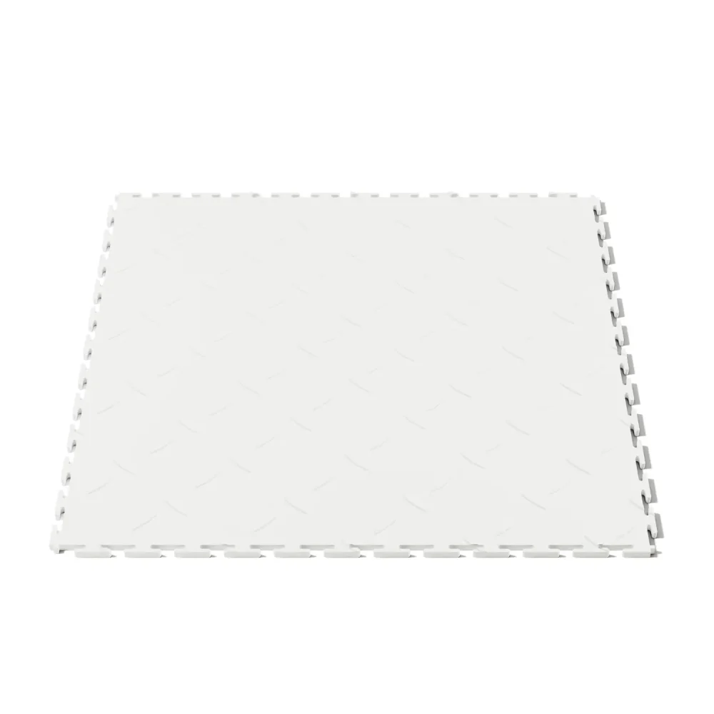 VinylFlex Pro™ Diamond PVC Industrial Tile - 498x498x6.5mm - Arctic White - Image 4