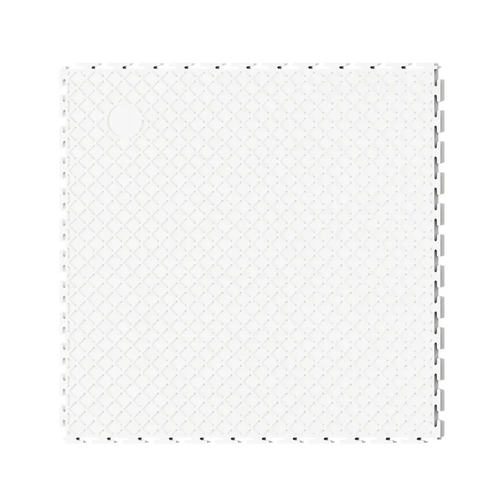 VinylFlex Pro™ Diamond PVC Industrial Tile - 498x498x6.5mm - Arctic White - Image 6