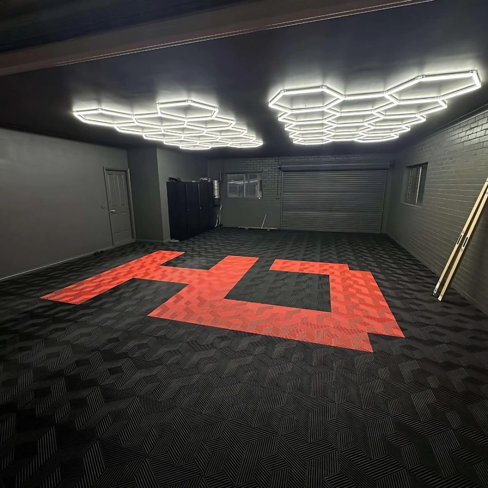 3DFlex Pro™ Double Garage Floor Tile Kit (6m x 6m) - Image 2
