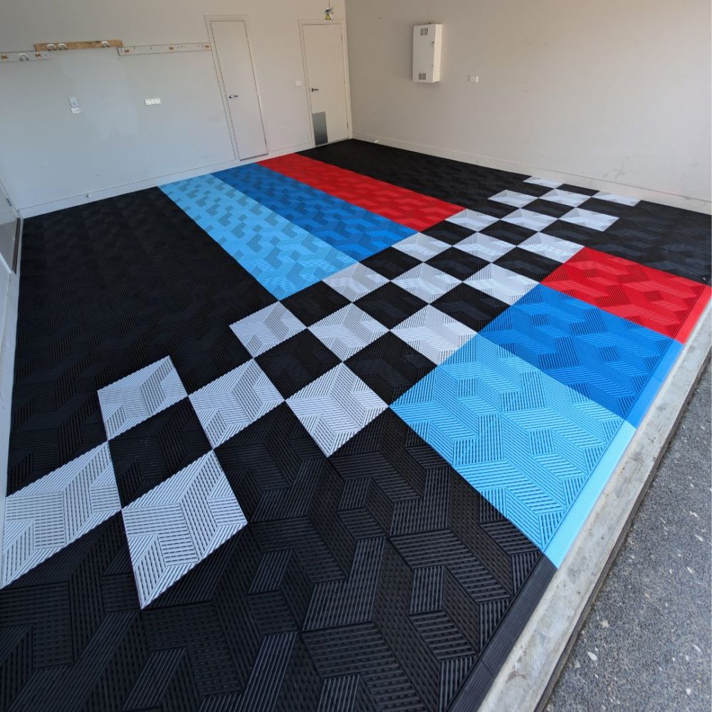 3DFlex Pro™ Double Garage Floor Tile Kit (6m x 6m) - Image 3