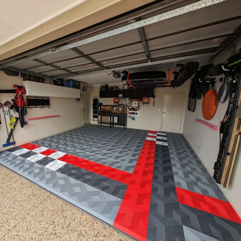 3DFlex Pro™ Double Garage Floor Tile Kit (6m x 6m) - Image 5