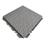 HoopFlex Pro™ Basketball Tile - 340x340x18mm - Steel Grey - Image 3