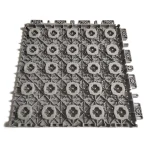 HoopFlex Pro™ Basketball Tile - 340x340x18mm - Steel Grey - Image 4