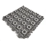 HoopFlex Pro™ Basketball Tile - 340x340x18mm - Steel Grey - Image 5